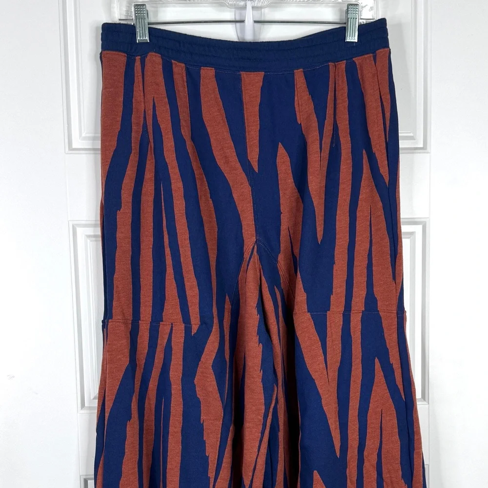 FREE PEOPLE FP Movement Baller Printed Pants NEW Size M Blue Orange NEW